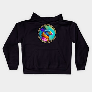 Golfing Dreams Birdie Design Kids Hoodie